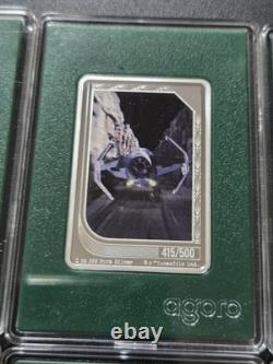 Monnaie de collection Star Wars 2025 - Ensemble complet de 10 pièces Émeraude