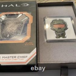 Monnaie de la Nouvelle-Zélande 2021 1 oz Pièce en Argent de Collection CHIBI-HALO Master Chief 00923