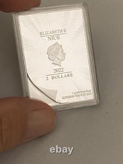 Monnaie de la Nouvelle-Zélande 2022 COMIX DC Superman #1 pièce en argent colorisée de 1 oz