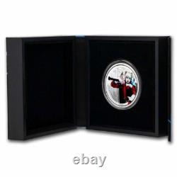 Monnaie de la Nouvelle-Zélande 2024 DC Vilains Harley Quinn 1 oz Pièce en Argent Colorisée Proof