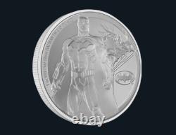 Monnaie de la Nouvelle-Zélande Édition Limitée Pièce en Argent Batman Classique 1 oz