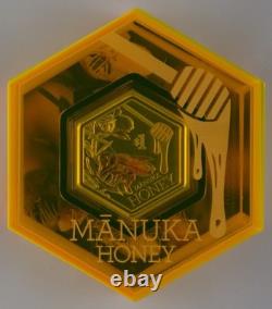 Monnaie en Argent Preuve 2018 de Nouvelle-Zélande - Miel de Manuka