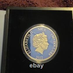 Monnaie en argent 1 oz New Zealand Mint Disney Bambi et Panpan 2022 80e anniversaire
