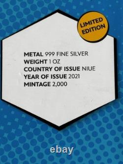 Monnaie en argent chibi Minnie Mouse Disney 2021, Monnaie de la Nouvelle-Zélande, Niue, NGC PF70 UC