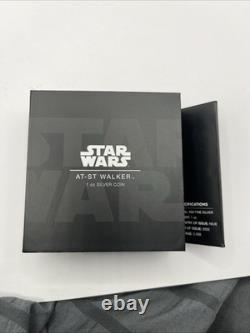 Monnaie en argent de 1 oz Star Wars At-At Walker 2022