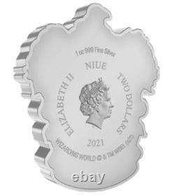 Monnaie en argent de 1 oz de Ravenclaw, Niue 2021 Harry Potter