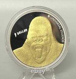 Monnaie en argent de preuve de 2005 de Nouvelle-Zélande Dollar Roi Kong A7