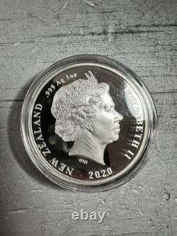 Monnaie en argent en épreuve colorisée de 1 oz de Nouvelle-Zélande 2020 - Jeux Olympiques de Tokyo