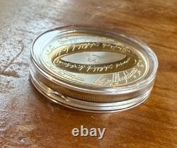 Monnaie en argent et or en proof de 1 $ de la Nouvelle-Zélande, Le Seigneur des Anneaux, 2003, Non touchée