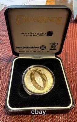 Monnaie en argent et or en proof de 1 $ de la Nouvelle-Zélande, Le Seigneur des Anneaux, 2003, Non touchée