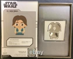 Monnaie en argent fin Chibi de 1 oz Han Solo Star Wars 2021 Monnaie de Nouvelle-Zélande