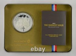 Monnaie en argent proof de 1 dollar de Nouvelle-Zélande 2017 - Première Guerre mondiale : L'heure la plus sombre