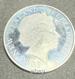 Monnaie en argent proof de Nouvelle-Zélande 2003 - Le Seigneur des Anneaux Frodo Gandalf 999
