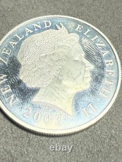 Monnaie en argent proof de Nouvelle-Zélande 2003 - Le Seigneur des Anneaux Frodo Gandalf 999