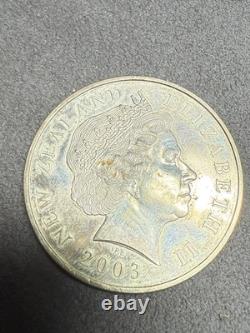 Monnaie en argent proof de Nouvelle-Zélande 2003 - Seigneur des Anneaux 999 Anneau de Pouvoir