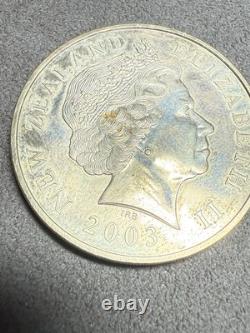 Monnaie en argent proof de Nouvelle-Zélande 2003 - Seigneur des Anneaux 999 Anneau de Pouvoir