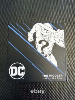 Monnaie néo-zélandaise NZ DC Villains The Riddler 2023 Niue pièce en argent de 3 oz #A243