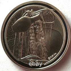 NOUVELLE-ZÉLANDE 1 DOLLAR 2003 ARGENT 925 PROOF Le Seigneur des Anneaux - Miroir de Galadriel
