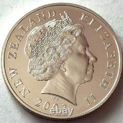 NOUVELLE-ZÉLANDE 1 DOLLAR 2003 ARGENT Le Seigneur des anneaux - La tour de l'Œil du Seigneur des Ténèbres