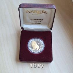 NOUVELLE-ZÉLANDE 1$ DOLLAR 2006 Les Chroniques de Narnia Le LION 1 Oz 999 Argent + BOÎTE
