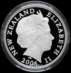 NOUVELLE-ZÉLANDE 1$ DOLLAR 2006 Les Chroniques de Narnia Le LION 1 Oz 999 Argent + BOÎTE