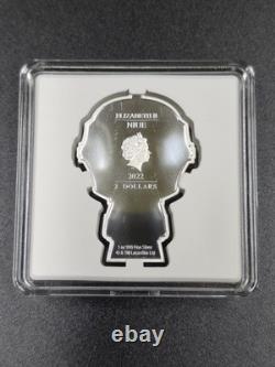 New Zealand Mint 2022 Niue 2 $ Le Livre de Boba Fett Fennec 1 oz d'argent 999 New Zealand Mint 2022 Niue 2 $ Le Livre de Boba Fett Fennec 1 oz d'argent 999