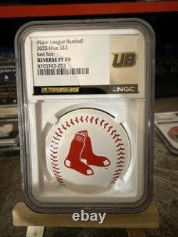 New Zealand Mint 2025 Niue 2 $ MLB Boston Red Sox 1 oz d’argent 999 NGC PF70