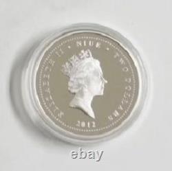 Niue 2012 – Pièce de 2 $ en argent colorisée de 1 oz, poisson koï Feng Shui, la plus belle au monde