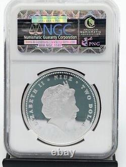 Niue 2013 Piranha Monstres Réels de la Rivière $2 Pièce en Argent NGC PF70 UC TRÈS RARE