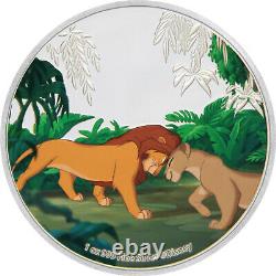 Niue 2019 4x1 Oz Silver Proof Coin Set- Disney Le Roi Lion