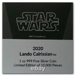 Niue 2020 1 Oz Silver Proof Coin Star Wars Classique Lando Calrissian
