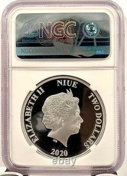Niue 2020 $2 Harry Potter Classic 1 Oz. 999 Silver Proof Coin Ngc Pf 70 Ucam