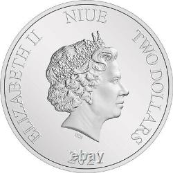 Niue 2021 1 Oz Pièce De Preuve En Argent Disney Coins -disney Princesse Mulan