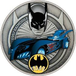 Niue 2021 1 Oz Silver Proof Coin- DC Comics 1997 Batmobile Coin