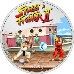 Niue 2021- 1 Oz Silver Proof Coin Street Fighter II 1oz Silver Coin