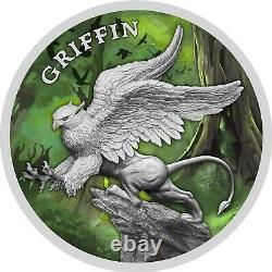 Niue 2021 Griffin 2 $ Pièce D'argent 1 Oz