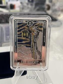 Niue -2023- Carte de Tarot Le Hermite 1 oz. 999 Pièce en Argent Proof