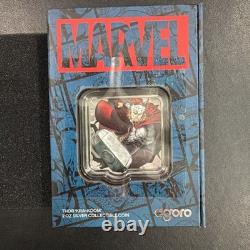 Niue 2025 – Pièce en argent de 2 oz Thor KRA KOOM de la série Marvel Smash