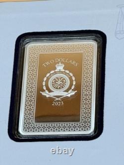 Niue Nouvelle-Zélande NZ Mint Cartes de Tarot #11 XI Justice 1 oz Pièce d'Argent