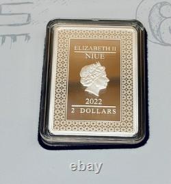 Niue Nouvelle-Zélande NZ Mint Cartes de Tarot #6 VI Les Amoureux Pièce en Argent de 1 oz