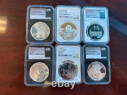 Niue Star Wars 1oz Silver Coin Collection 19-1oz Ngc Pcgs Pièces D'argent Nuancées