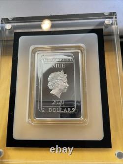 Niue Star Wars Un Nouvel Espoir 2020 2 $ Pièce de Preuve Rectangulaire Rarissime # 0516 de 1977