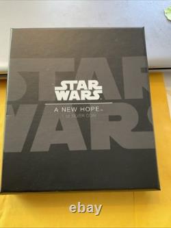 Niue Star Wars Un Nouvel Espoir 2020 2 $ Pièce de Preuve Rectangulaire Rarissime # 0516 de 1977