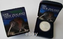 Nouvelle-Zélande 1 Dollar 2008 Kiwi 1 Oz Argent Épreuve