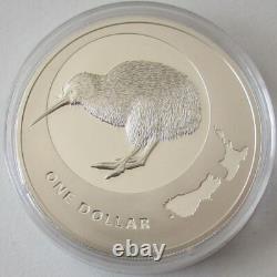 Nouvelle-Zélande 1 Dollar 2009 Kiwi 1 Oz Argent Épreuve