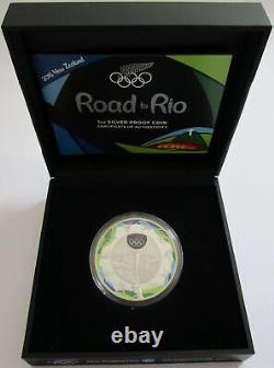 Nouvelle-Zélande 1 Dollar Jeux olympiques de Rio de Janeiro 2016 1 Oz Argent