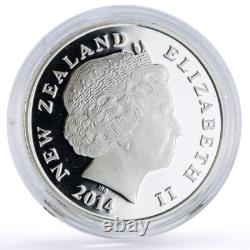 Nouvelle-Zélande 1 dollar Cuirassés Croiseurs HMS Achilles pièce en argent preuve 2014