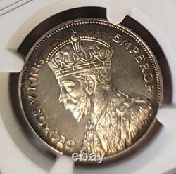Nouvelle-Zélande 1935 Demi-Couronne Superb Gem Cameo Épreuve NGC PF67 Meilleur LV