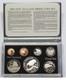 Nouvelle-z&eacute;lande 1984 Ensemble De Pi&egrave;ces En Argent Proof - Oiseau Black Robin