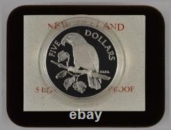 Nouvelle-Zélande 1996 Monnaie en argent de 5 $ Proof Kaka